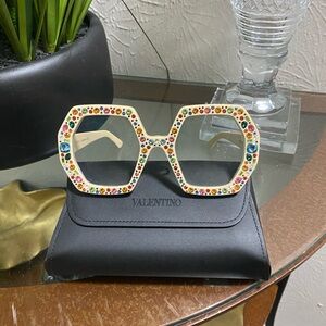 Cream Gucci eyeglasses